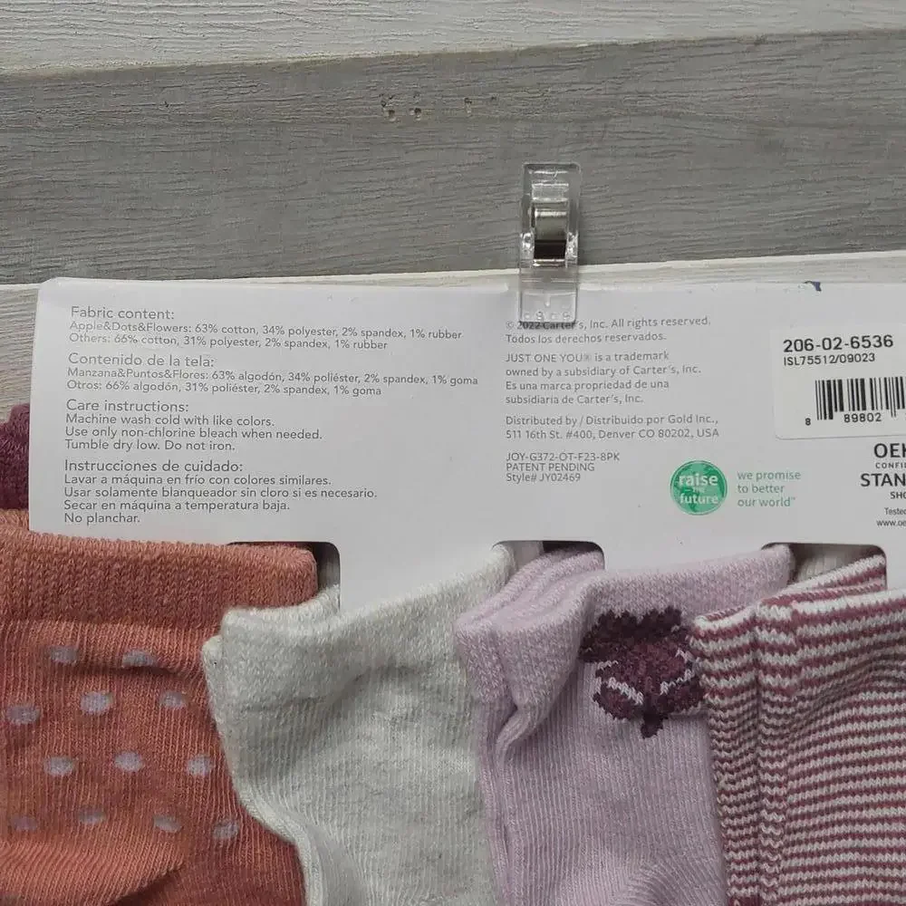 Baby Girls' 8pk Floral Crew Socks | Carters | 3-12 mos